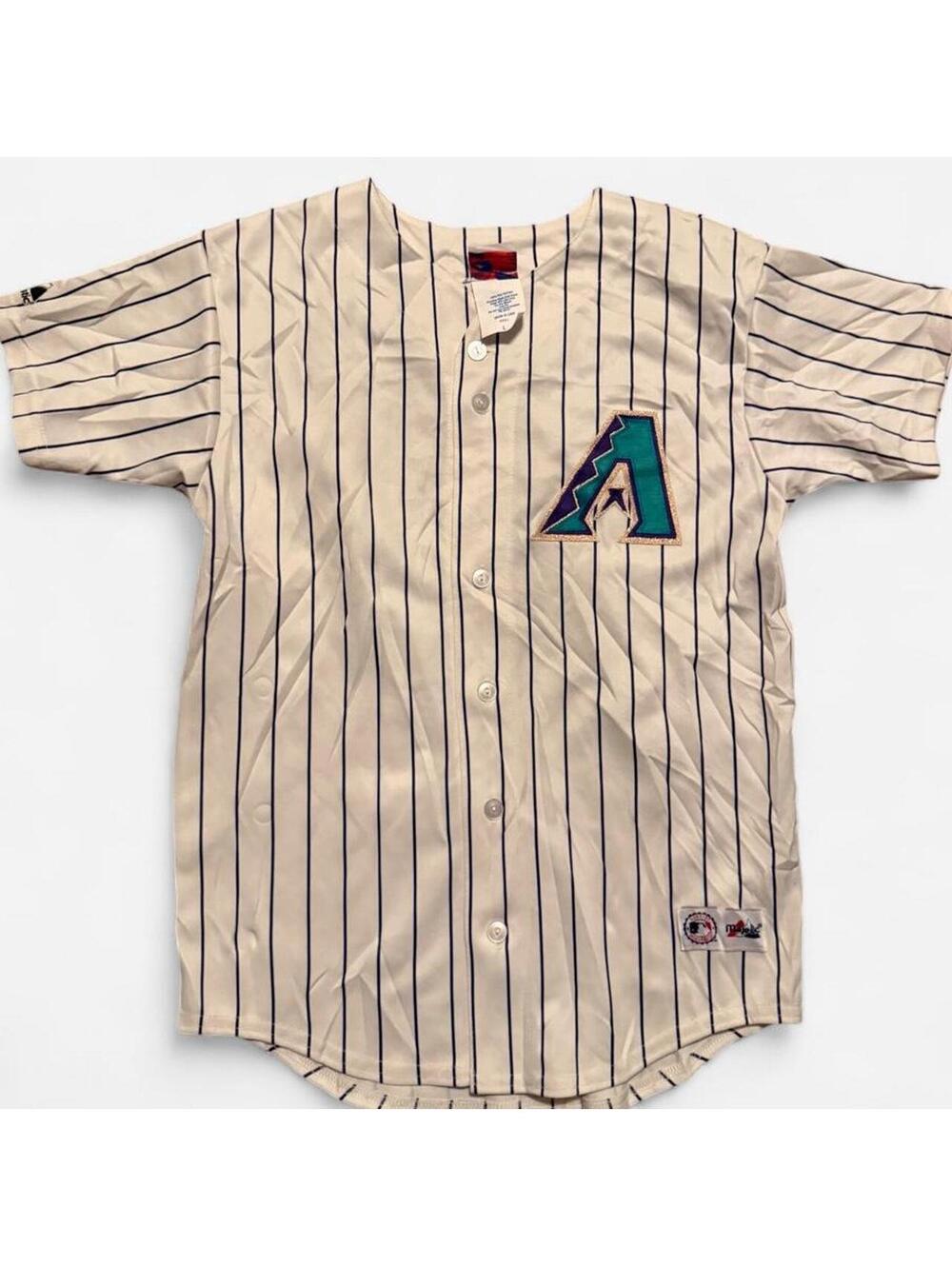 Majestic Athletic Arizona Diamondbacks Randy Johnson 51 pinstripe jersey